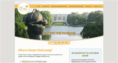 Desktop Screenshot of greatercircleliving.org